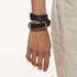 JULIUS 077ACU33 BK x SV / Ouroboros Bracelet