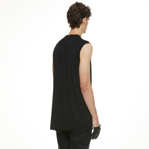 JULIUS 937CPM3 Black / Mantra Sleeve Less Top