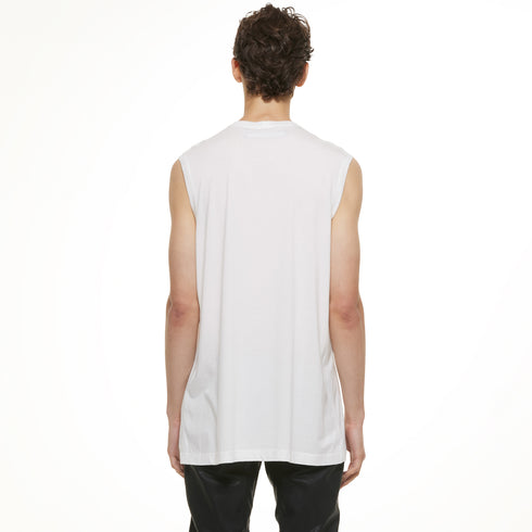 JULIUS 937CPM3 Off White / Mantra Sleeve Less Top
