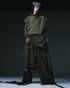 JULIUS 907PAM10 Army Green / Outpost Wide Sweatpants