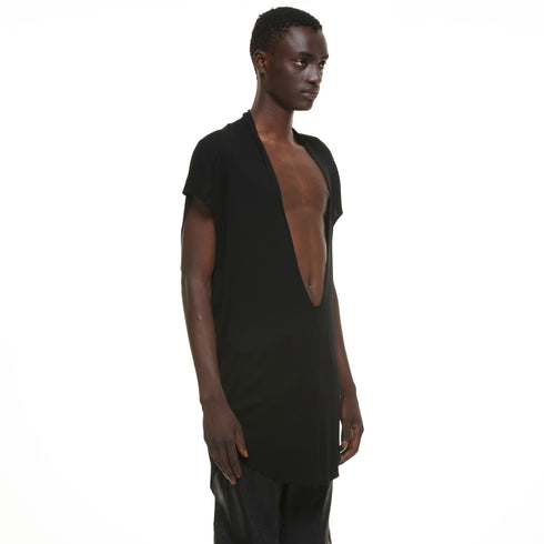 JULIUS 937CUM24 Black / Slit Neck Top