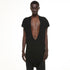 JULIUS 937CUM24 Black / Slit Neck Top