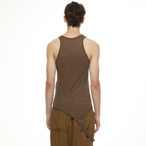 JULIUS 937CUM31 Brown / Strap Tank Top
