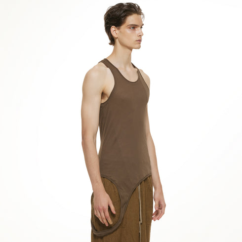 JULIUS 937CUM31 Brown / Strap Tank Top