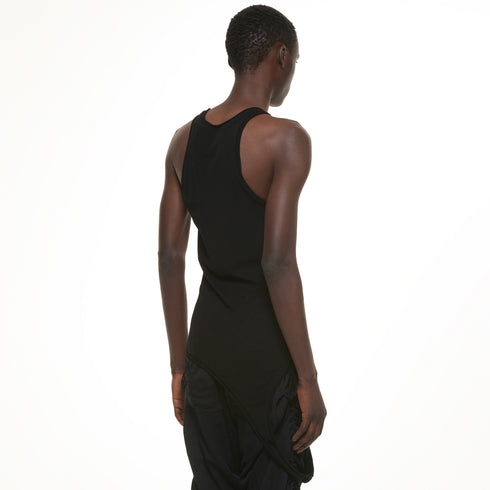 JULIUS 937CUM31 Black / Strap Tank Top