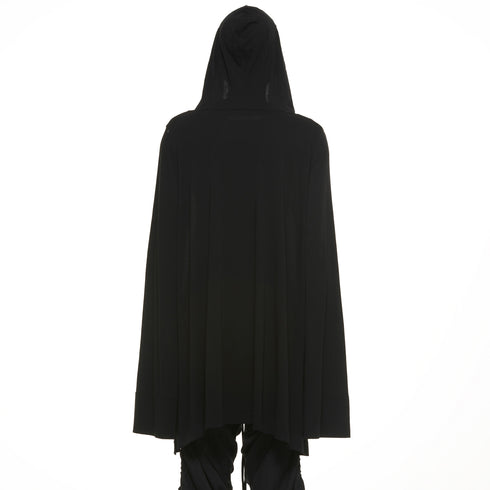 JULIUS 937CUM16 Black / Flare Sleeve Hoodie