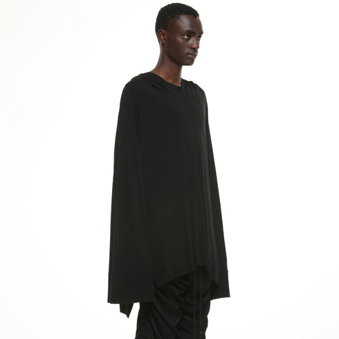 JULIUS 937CUM16 Black / Flare Sleeve Hoodie