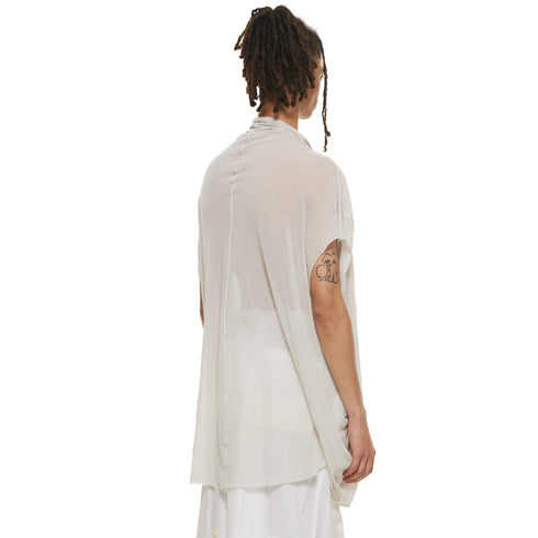 JULIUS 937CUM10 Plaster / Cowl Neck Drape Top