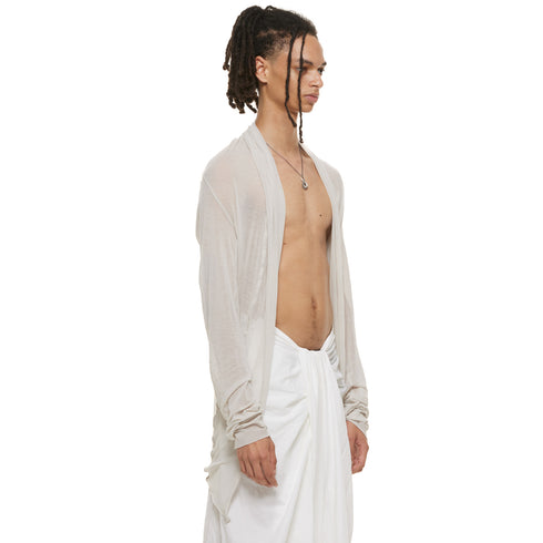 JULIUS 937CUM8 Plaster / Drape Cardigan