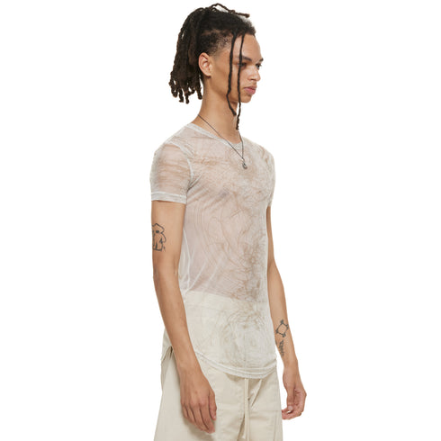 JULIUS 937CUM29-P Off White / Sheer Hs Top