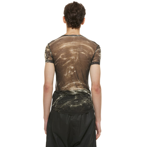 JULIUS 937CUM29-P Black / Sheer Hs Top