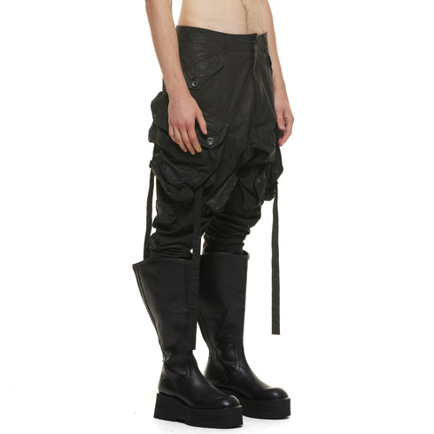 JULIUS 937PAM17 Black / Gas Mask Jodhpurs Pants