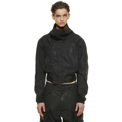 JULIUS 937BLM5 Black / Volcano Bomber Jacket