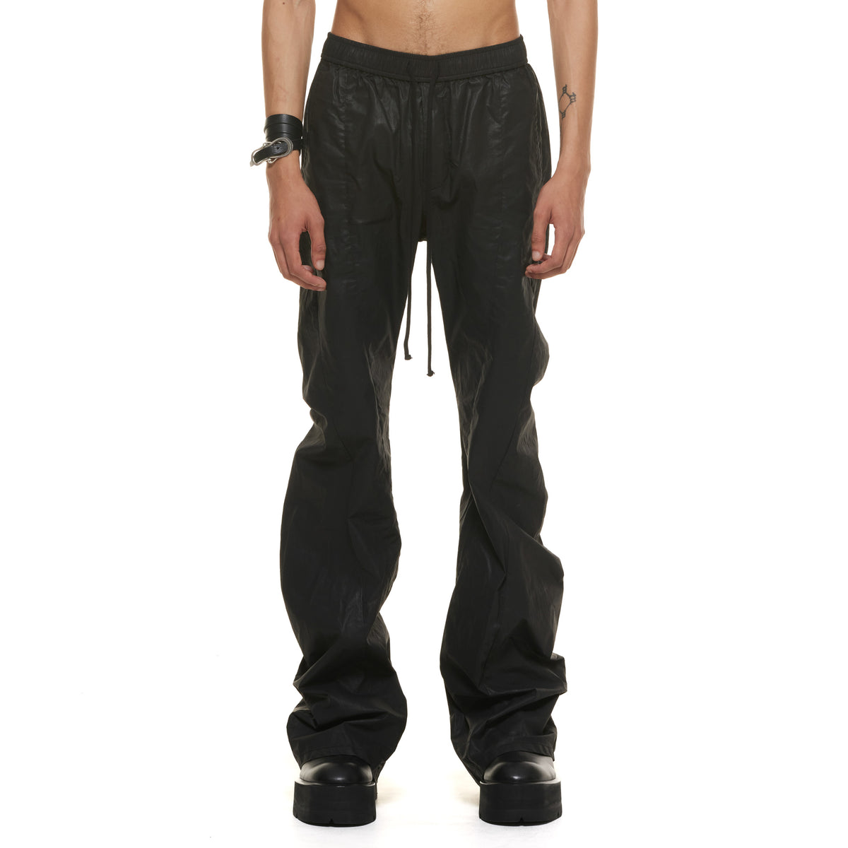 Bending Flare Pants Black 937PAM18 – JULIUS TOKYO STORE