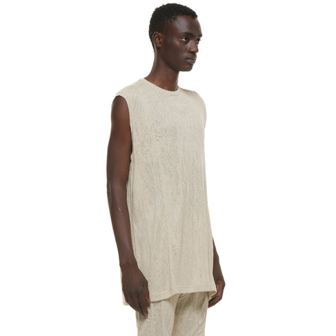 JULIUS 937CUM7 Sand / Sleeve Less Top