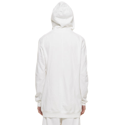 JULIUS 937CUM1 Off White / Seamed Hoodie