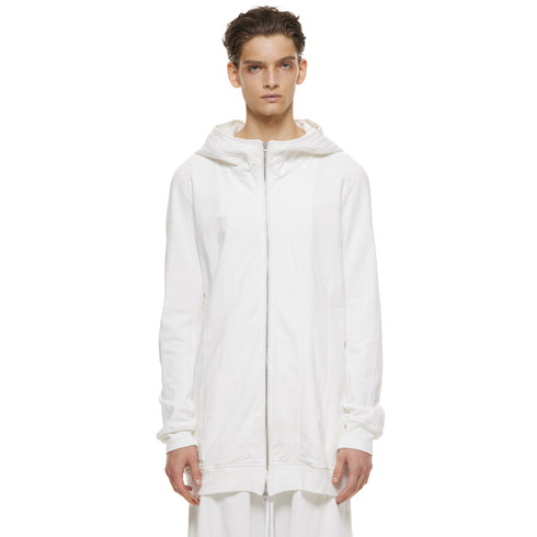 JULIUS 937CUM1 Off White / Seamed Hoodie