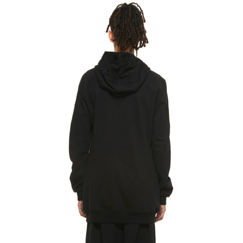 JULIUS 937CUM1 Black / Seamed Hoodie