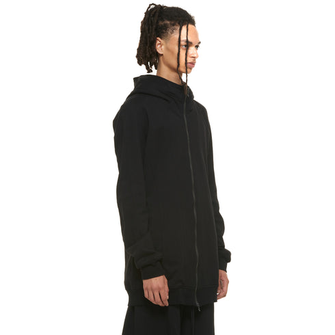JULIUS 937CUM1 Black / Seamed Hoodie