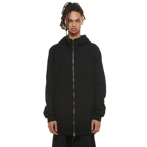 JULIUS 937CUM1 Black / Seamed Hoodie