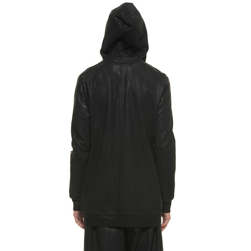 JULIUS 937CUM1-C Black / Seamed Hoodie