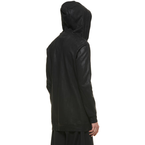 JULIUS 937CUM1-C Black / Seamed Hoodie