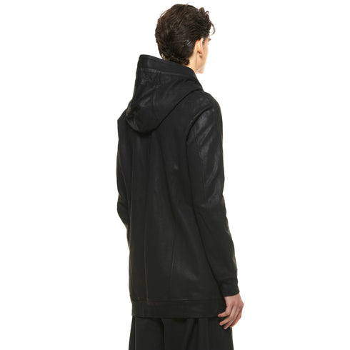 JULIUS 937CUM1-C Black / Seamed Hoodie
