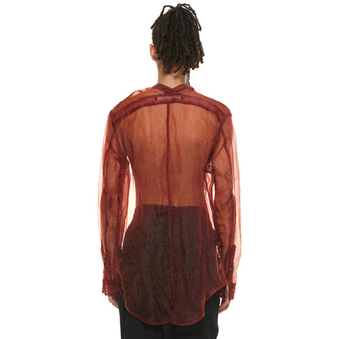 JULIUS 937SHM8 Blood / Slit Neck Shirt