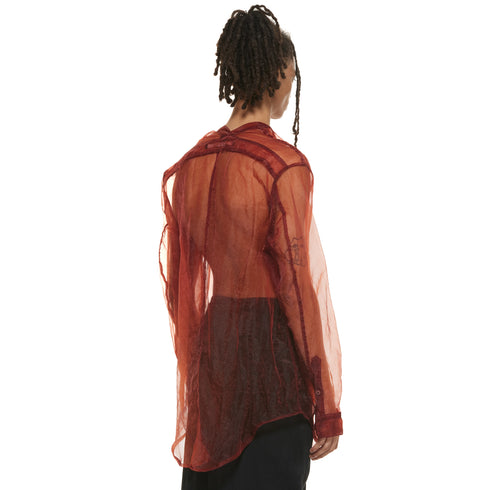 JULIUS 937SHM8 Blood / Slit Neck Shirt
