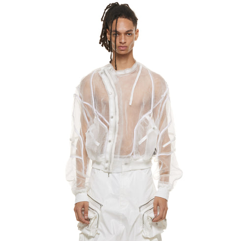 JULIUS 937BLM7 Off White / Unchain Jacket