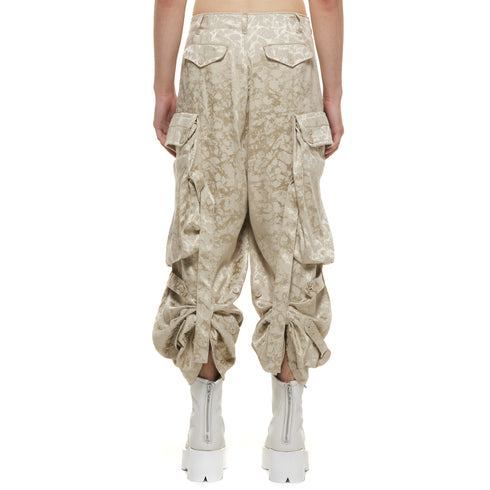 JULIUS 937PAM10 Gold / Gas Mask Trousers