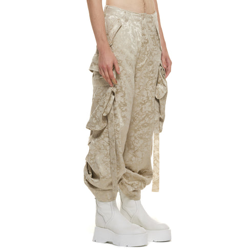 JULIUS 937PAM10 Gold / Gas Mask Trousers