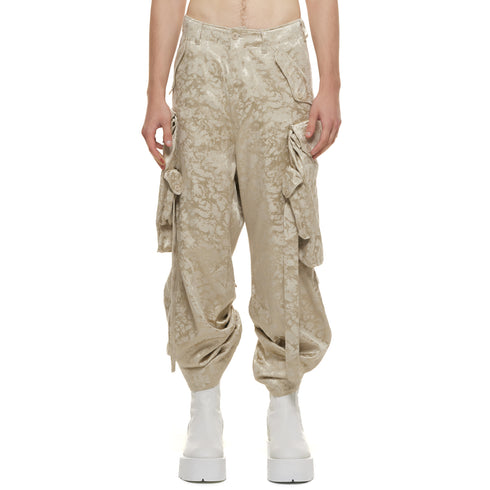 JULIUS 937PAM10 Gold / Gas Mask Trousers