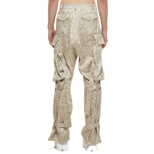 JULIUS 937PAM10 Gold / Gas Mask Trousers