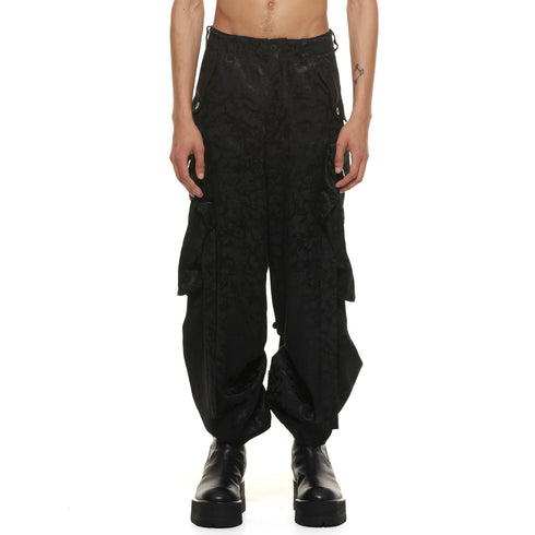 JULIUS 937PAM10 Black / Gas Mask Trousers