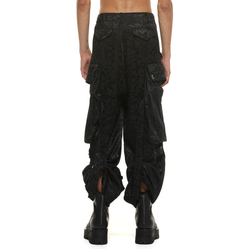 JULIUS 937PAM10 Black / Gas Mask Trousers