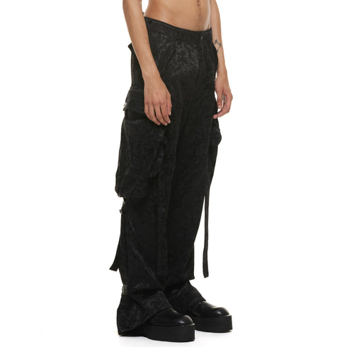 JULIUS 937PAM10 Black / Gas Mask Trousers