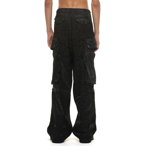 JULIUS 937PAM10 Black / Gas Mask Trousers