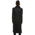 JULIUS 937COM1 Black / Covered Neck Coat