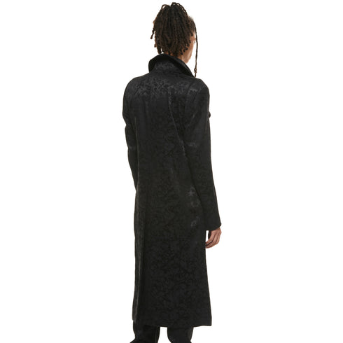 JULIUS 937COM1 Black / Covered Neck Coat