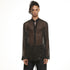 JULIUS 937SHM11 Black / Stand Collar Shirt