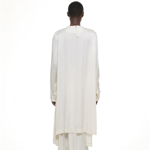 JULIUS 937SHM4 Off White / Boat Neck Shirt