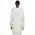 JULIUS 937SHM3 Off White / Slit Neck Shirt