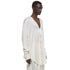 JULIUS 937SHM3 Off White / Slit Neck Shirt