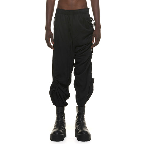 JULIUS 937PAM26 Black / Flare Wide Pants