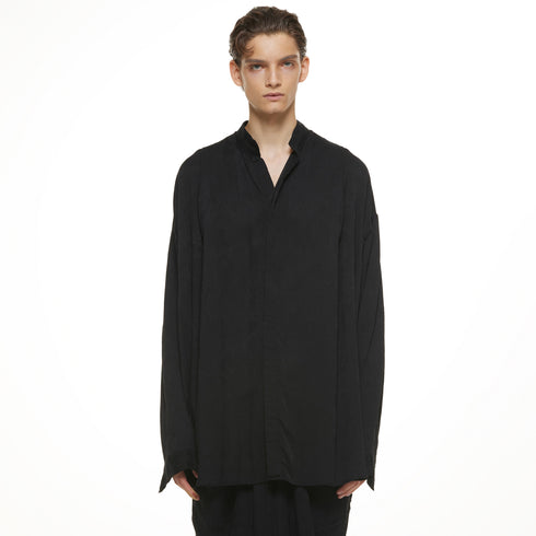 JULIUS 937SHM6 Black / Tuck Shirt