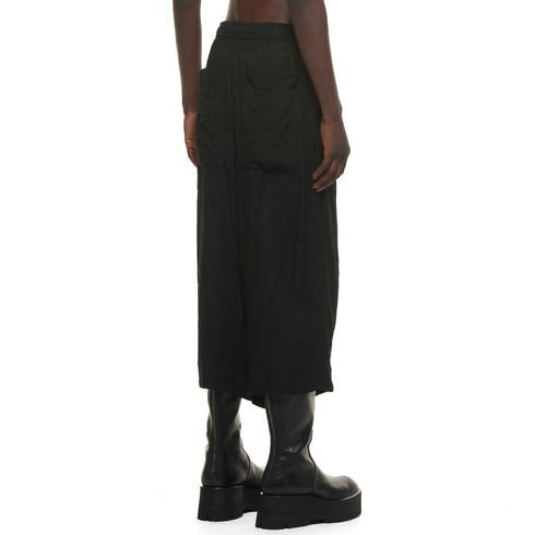 JULIUS 937PAM13 Black / Croped Baggy Pants