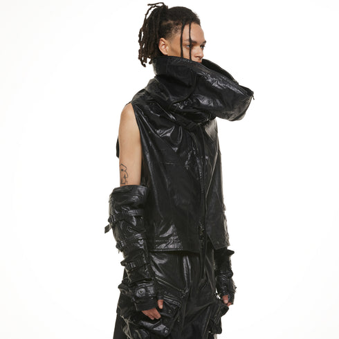 JULIUS 937VEM2 Black / Rectangle Vest