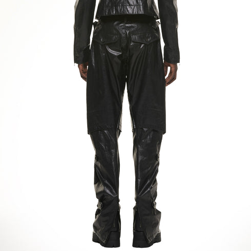 JULIUS 937PAM20 Black / Mechanical Pants