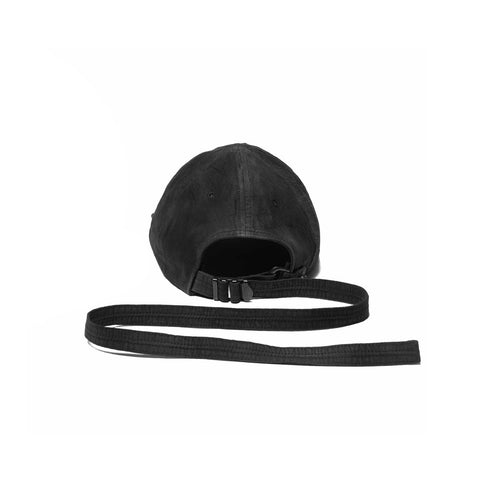 077ACU46 Charcoal / Long Belt Cap